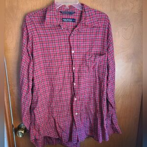 🌟 4/$20 Nautica Red Button Down Shirt